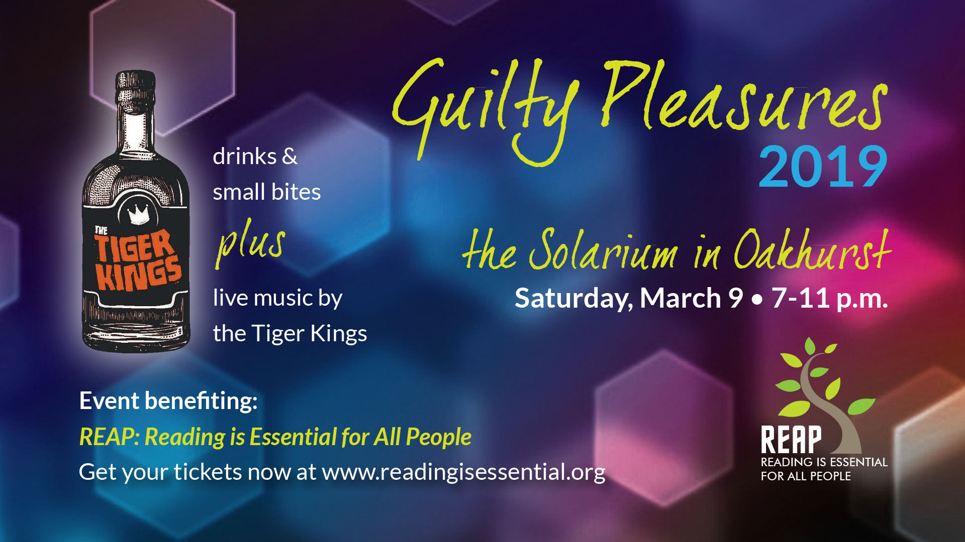 You are currently viewing REAP Guilty Pleasures Fundraiser: Mar. 9, 2019